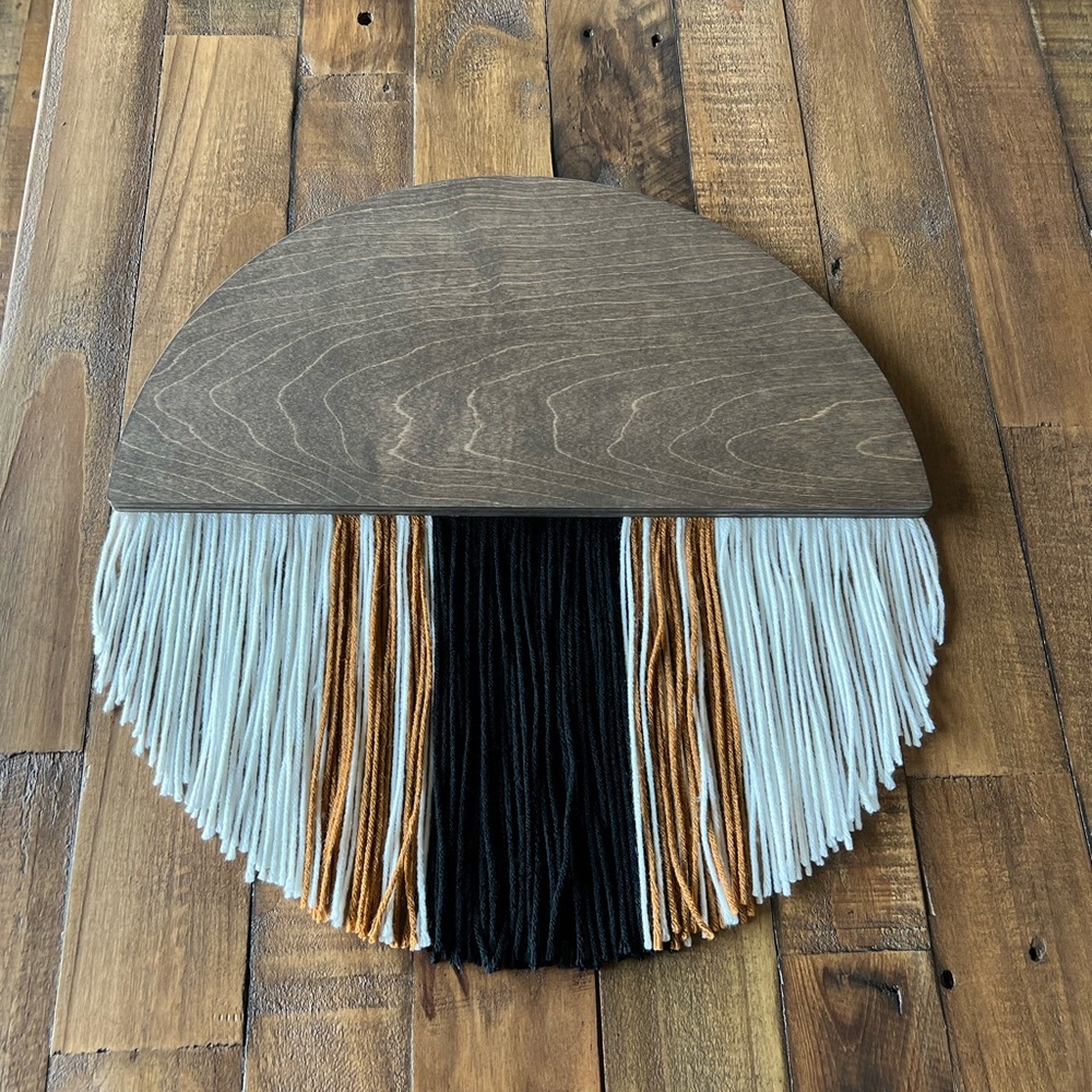 Boho Wall Hanging with Fringe